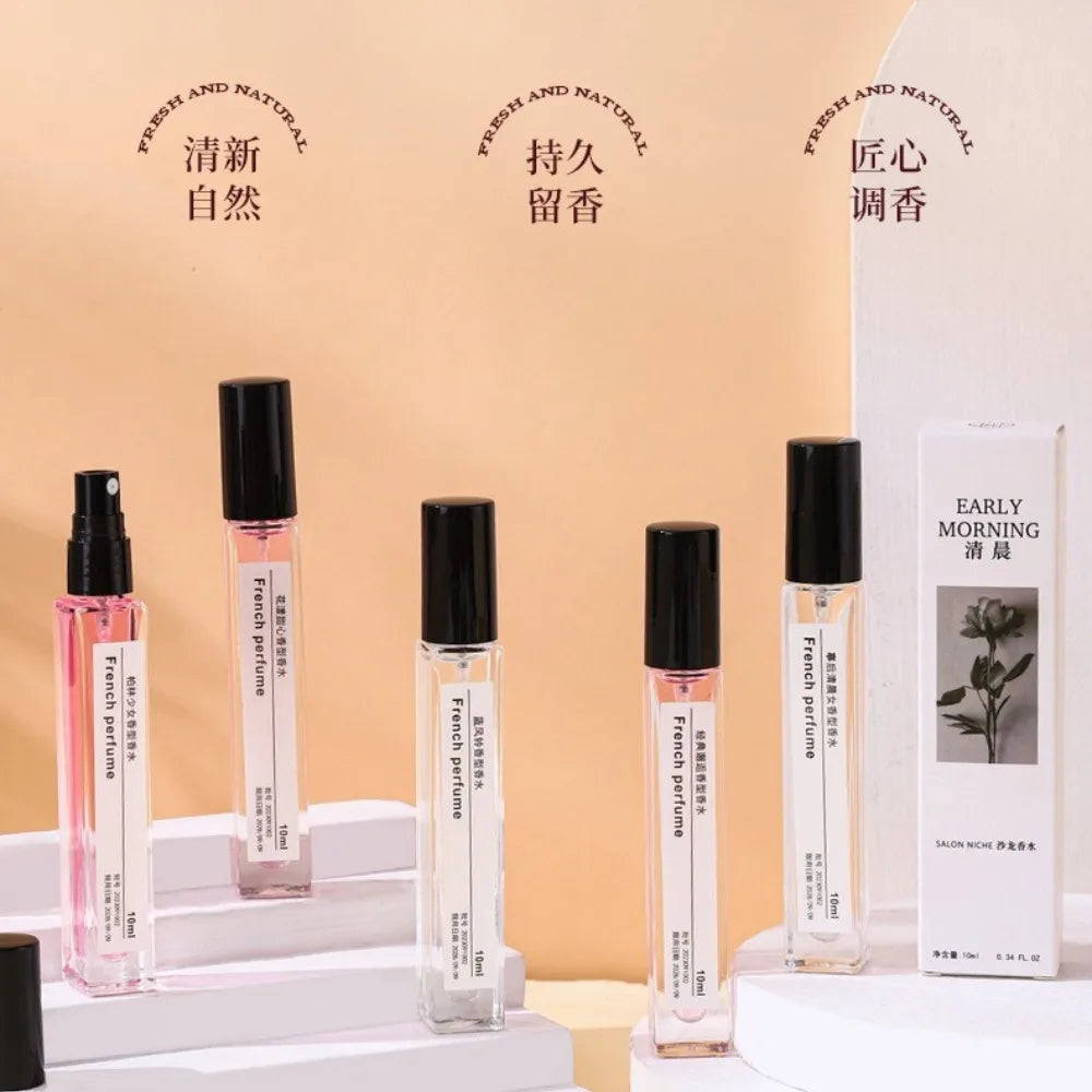 10ML Popular Perfume Portable Mini Eau De Toilette Long Lasting Woody Floral Fragrance Pocket Travel Size For Women Daily Use