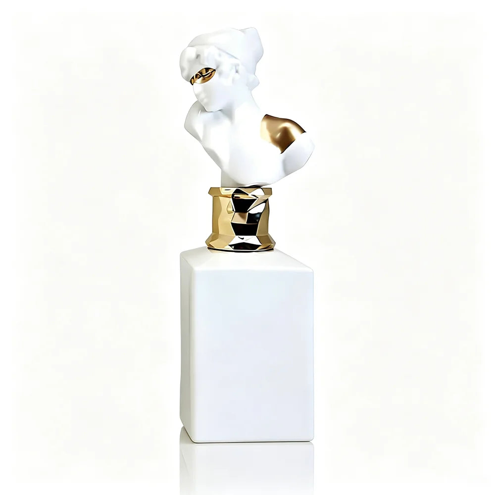 Women Luxury Sculpture Goddess Bust Perfume Eau De Parfum 100ml, White Gold Art Decor Bottle, Long?Lasting Middle Eastern Scent For Daily Wear & Gifting - AliExpress 66