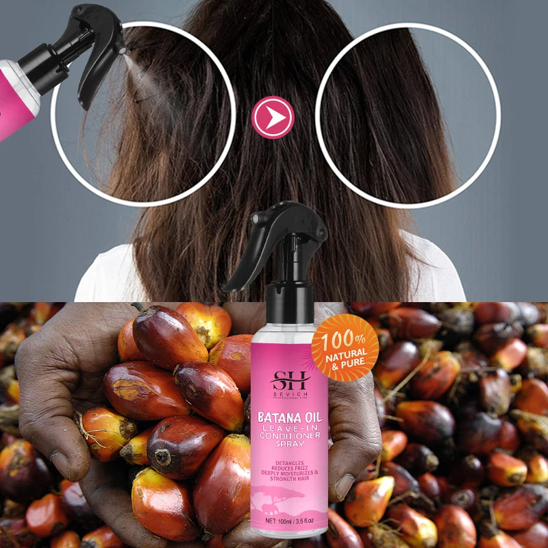 100ml Leave-In Batana Oil Hair Growth Spray Repairs Damage Restore Soft Hair Growth Spray Keratin Hair & Scalp Treatment - AliExpress 66