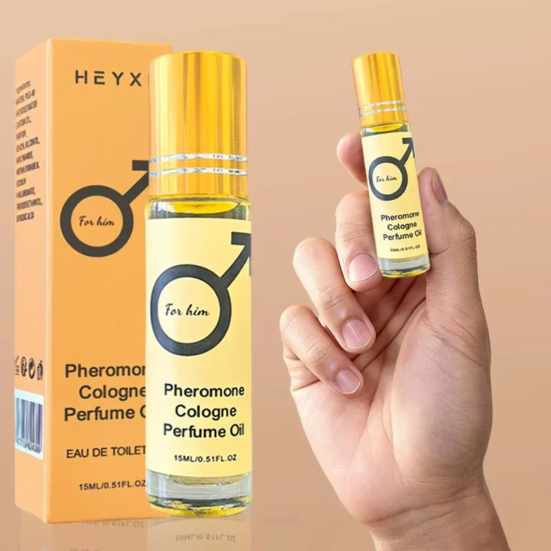 Men's Pheromone Cologne Essential Oil¡ªMen's Cologne with Woody Fragrance, Long-Lasting Scent, Roll-On Design, Lightweight*¡ª