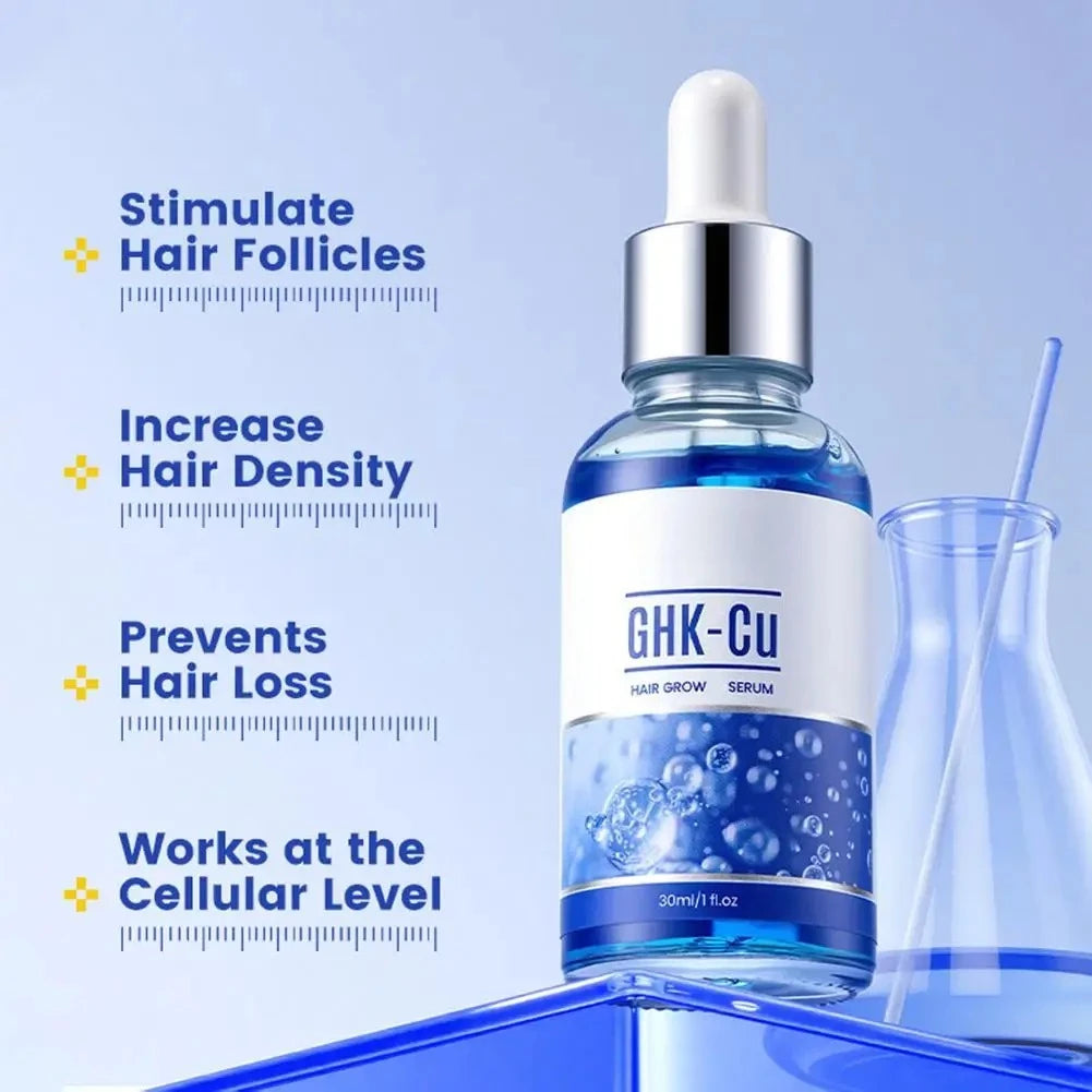 GHK-Cu Copper Peptide Hair Growth Serum ¨C Anti Hair Loss Regrowth Treatment, Root Strengthen Scalp Moisturizer Hair Oil