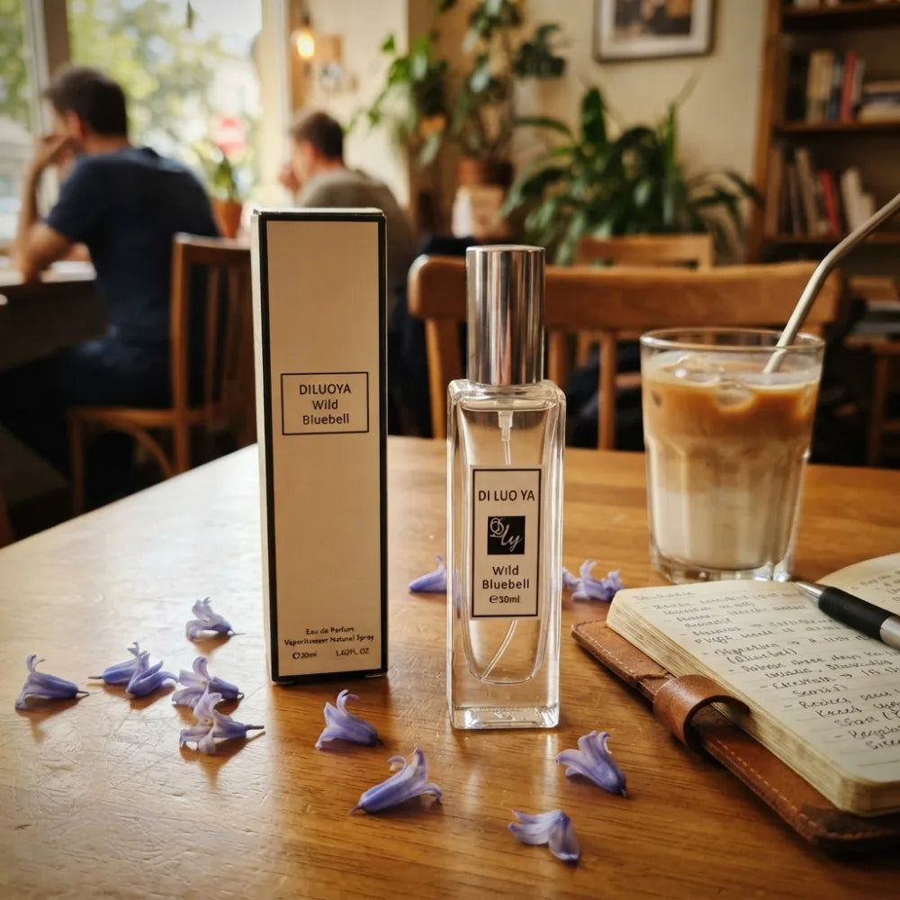 30ml Wild Bluebell Women Perfume Long Lasting Crisp Fresh Light Floral Scent Portable Pocket Daily Travel Dating Fragrance