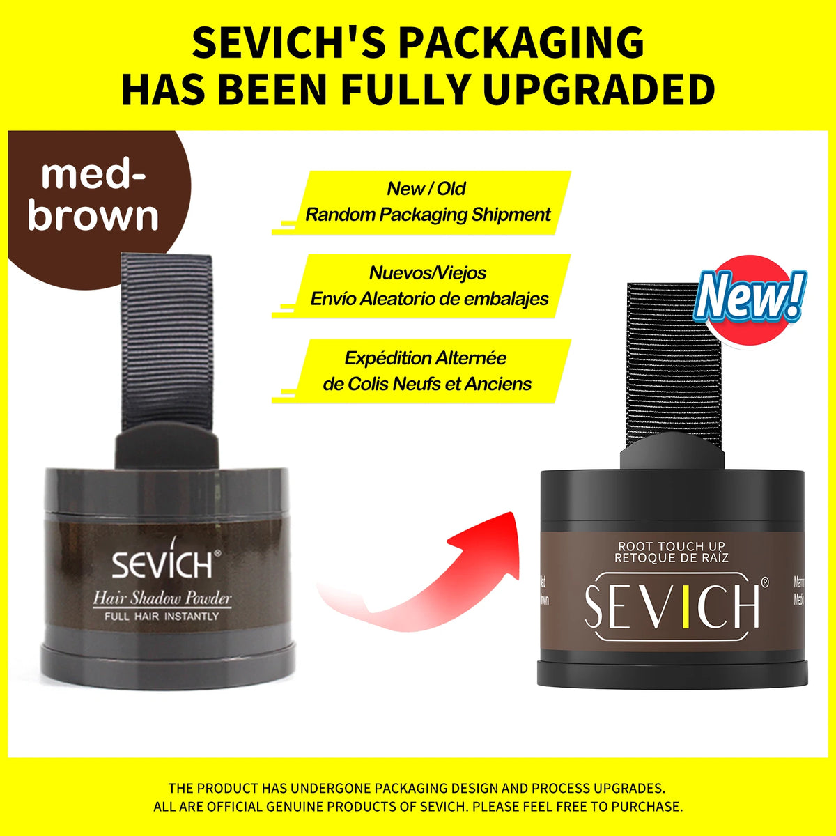 Sevich Hair Shadow Powder 13 Color Instantly Hair Line Powder Women Men Makeup Hair Concealer Natural Cover Hairline Powder