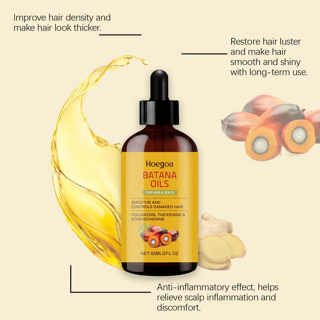 Natural Organic Batana Hair Care Essence Oil Fast Hair Growth Nourishing Smooth Strengthen Root Scalp Hair Care Essence Oil 60ml - AliExpress 66