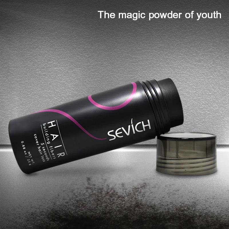 Sevich Hair Building Fibers Keratin Thicker Anti Hair Loss Products Concealer Refill Thickening Hair Fiber Powders Growth 25g