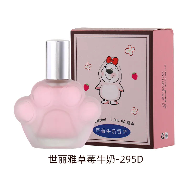 Bear Paw Perfume 30ML EDT Long Lasting Sweet Fruity Milk Gourmand Fragrance Cute Animal Shaped Ideal For Women Daily Use & Gift