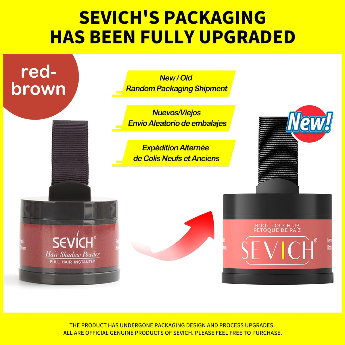 Sevich Hair Shadow Powder 13 Color Instantly Hair Line Powder Women Men Makeup Hair Concealer Natural Cover Hairline Powder