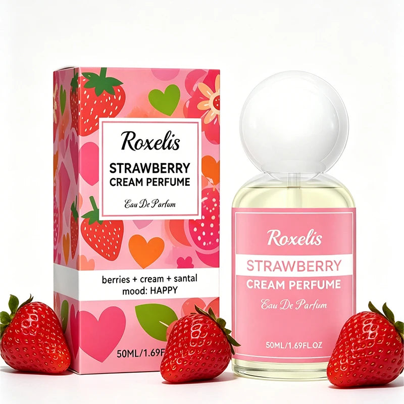 Strawberry Cream Women's Perfume Natural Fresh Sweet Fragrance Daily Commute Body Spray Charming Eau De Toilette For Dating