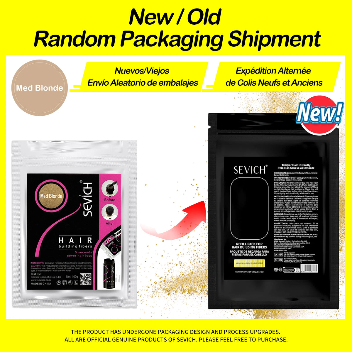 Sevich 100g Hair Fibers Refill Bag Keratin Instant Hair Growth Powder Hair Building Fiber Hair Regrowth Powder Hair Loss Product - AliExpress 66