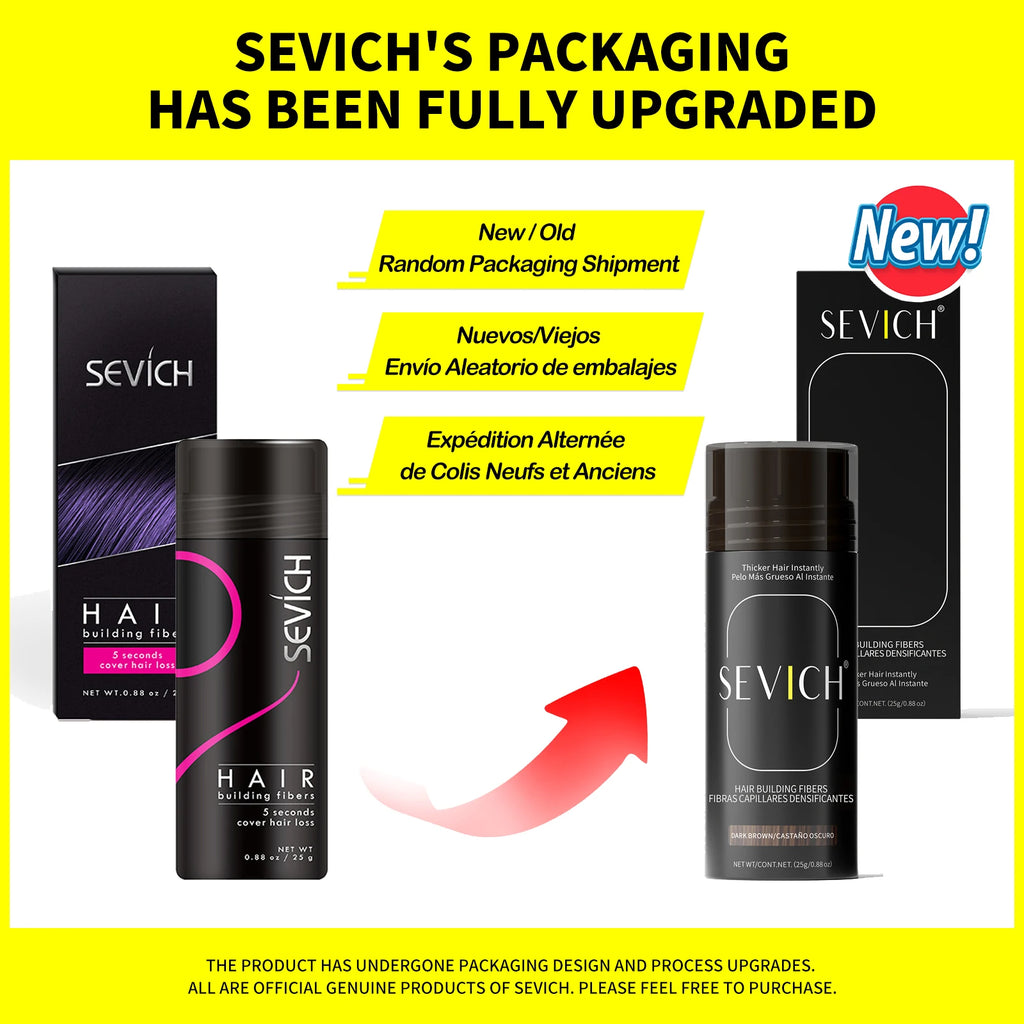 Sevich Hair Building Fibers For Men & Women Dark Brown 25g Fill In Fine Or Thinning Hair Instantly Thicker Fuller Looking Hair - AliExpress 66
