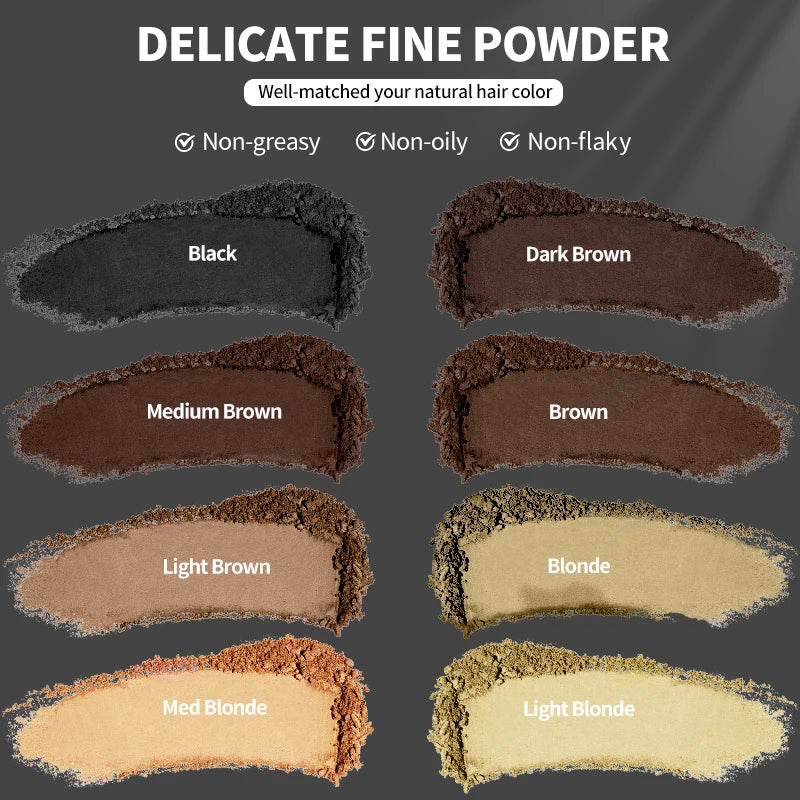 Hairline Shadow Powder Root Cover Up Instantly Conceal Hairline And Hair Root Waterproof Hairline Powder Hair Concealer Coverage