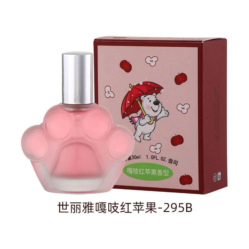 Bear Paw Perfume 30ML EDT Long Lasting Sweet Fruity Milk Gourmand Fragrance Cute Animal Shaped Ideal For Women Daily Use & Gift