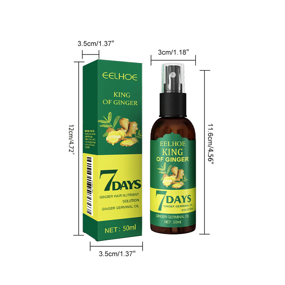 Ginger Oil Hair Booster Serum Spray Nourish Scalp Hair Follicles Refresh Control Oil Strengthen Hair Roots Nutrient Solution - AliExpress 66