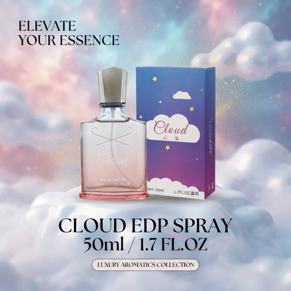 Cloud Women Perfume 50ml Eau De Parfum Sweet Creamy Milk Gourmand Scent Long Lasting Natural Spray For Ladies Dating Daily