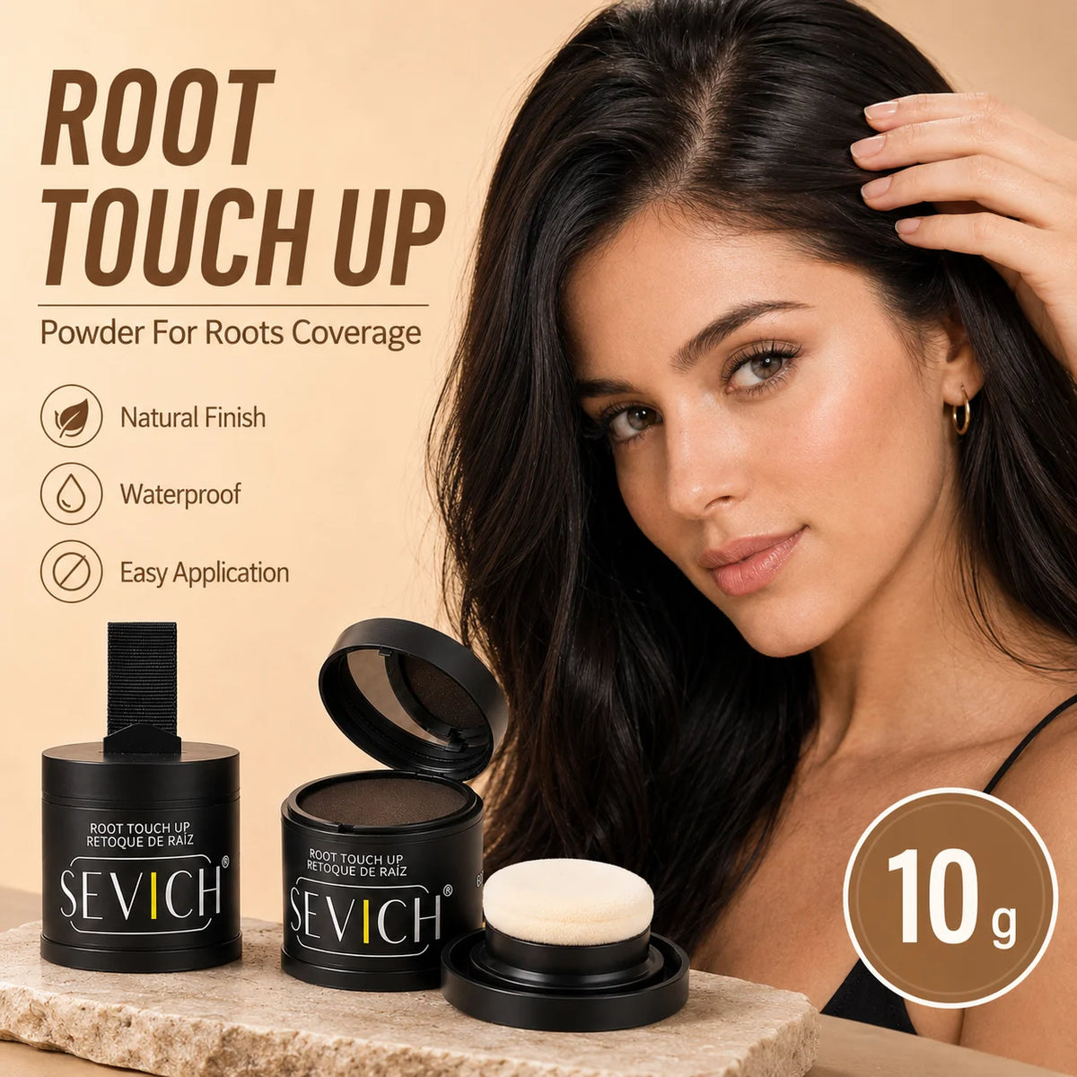 Sevich 10g Hairline Shadow Powder Root Cover Up Black Waterproof Hairline Contouring Powder Hairline Repair Filling Powder - AliExpress 66