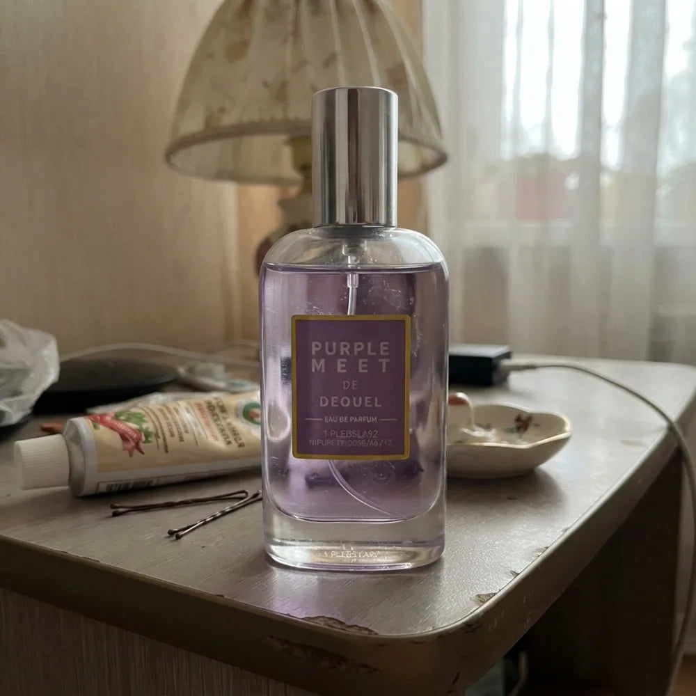 30ML Purple Encounter Women's Perfume Eau De Toilette Fresh Elegant Long Lasting Floral Fruity Fragrance For Daily & Dating Use