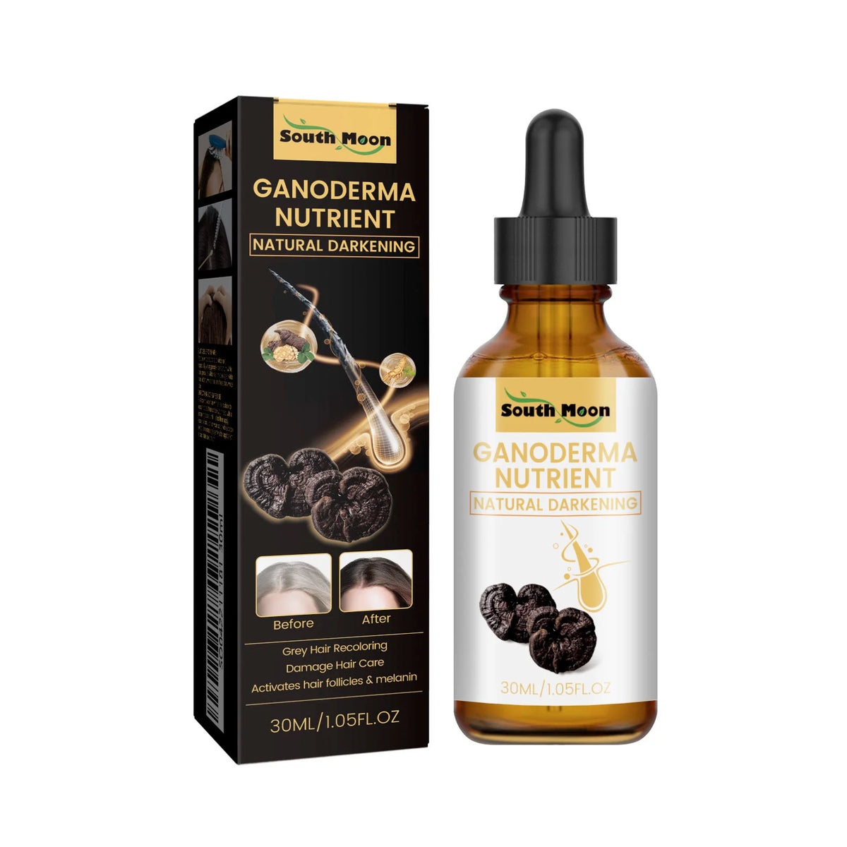Anti Gray Hair Serum Hair Blackening Natural Color Repair Anti Loss Moisturizing Scalp Care Gray White Hair Treatment Essence - AliExpress 66