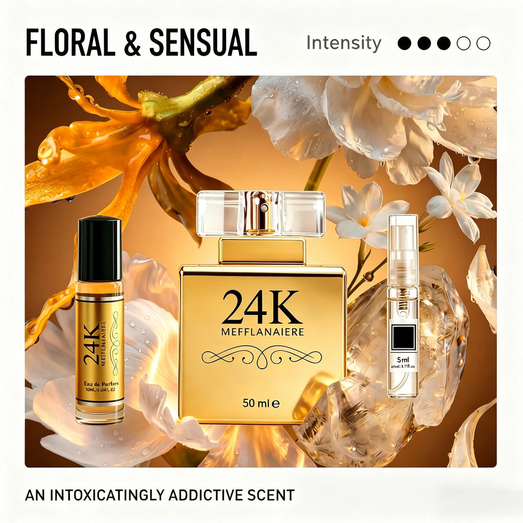 24K Glod Perfume for Women£¬Long Lasting Perfume Spray£¬Romantic, Seductive fragrance£¬Romantic Scent with Notes of Berry and Jasmine¡£