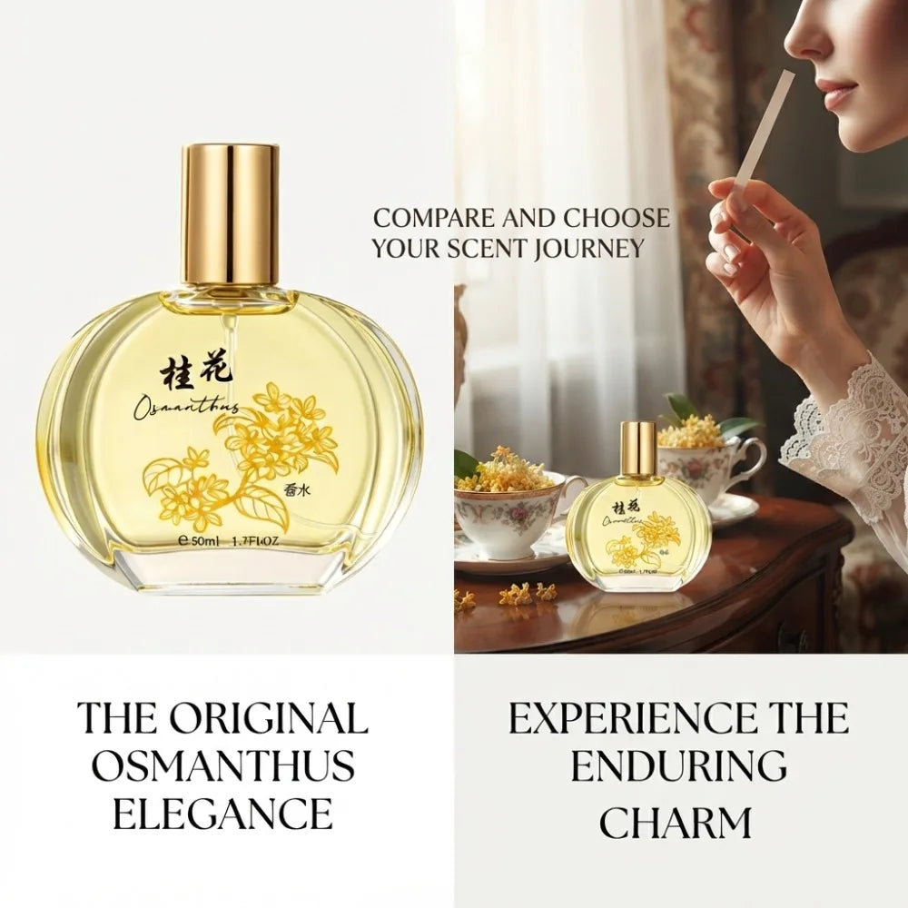 50ML Classic Flower Perfume Fresh Elegant Long Lasting Floral Fragrance Osmanthus Jasmine Gardenia Rose Orchid For Daily Dating
