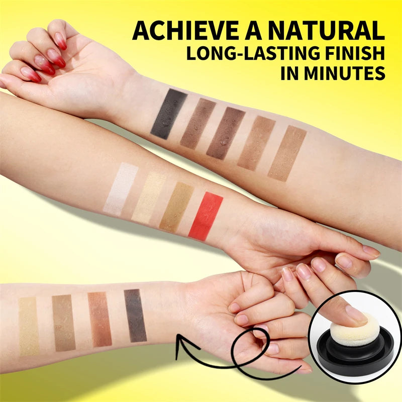 SEVICH Replaceable Hairline Powder Kit Refill Hairline Shadow Powder Root Cover Up Hair Concealer Double Ended Makeup Brush - AliExpress 66