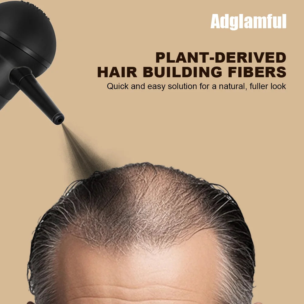 Adglamful Hair Fiber Kit 15g, Unisex, Instantly Adds Volume, Conceals Thinning Areas, and Fills Hairline for a Fuller Look. - AliExpress 66