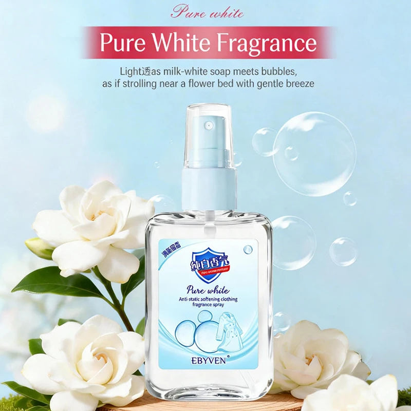 Clothing Fragrance Spray,Closet Fabric Anti-Static Deodorizing Mist,Long-Lasting Odor Eliminator,Camellia /Pomegranate Scent