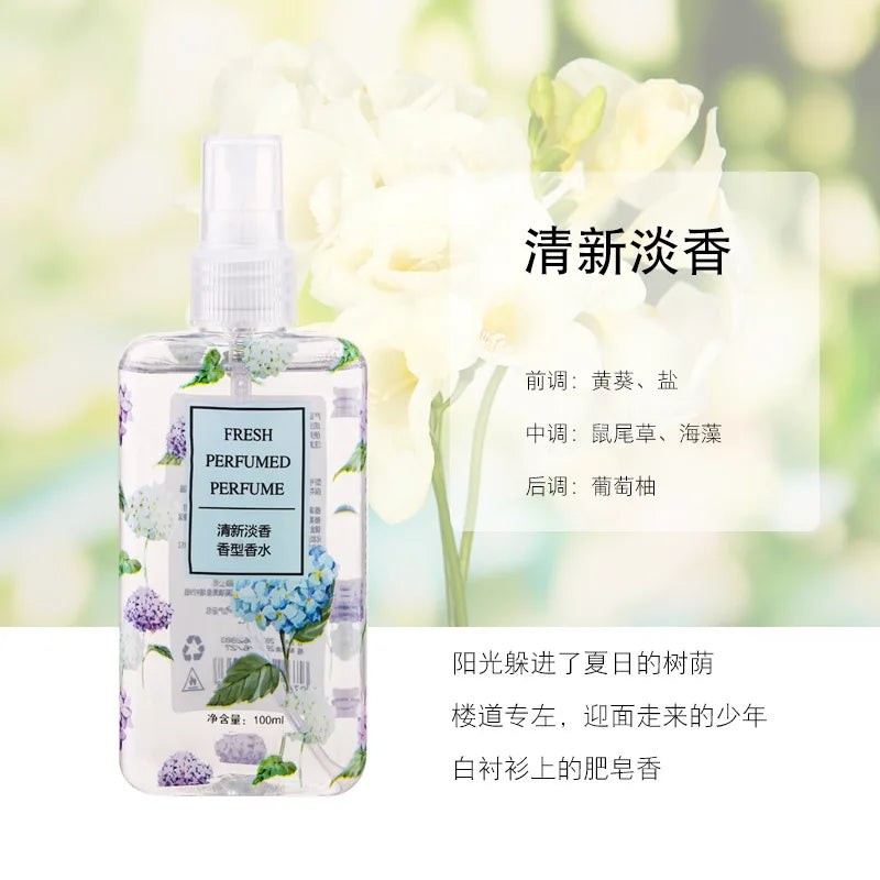 100ML English Pear And Freesia Body Mist Perfume Fresh Fruity Floral Scent Long Lasting Fragrance For Deodorant Daily Dating