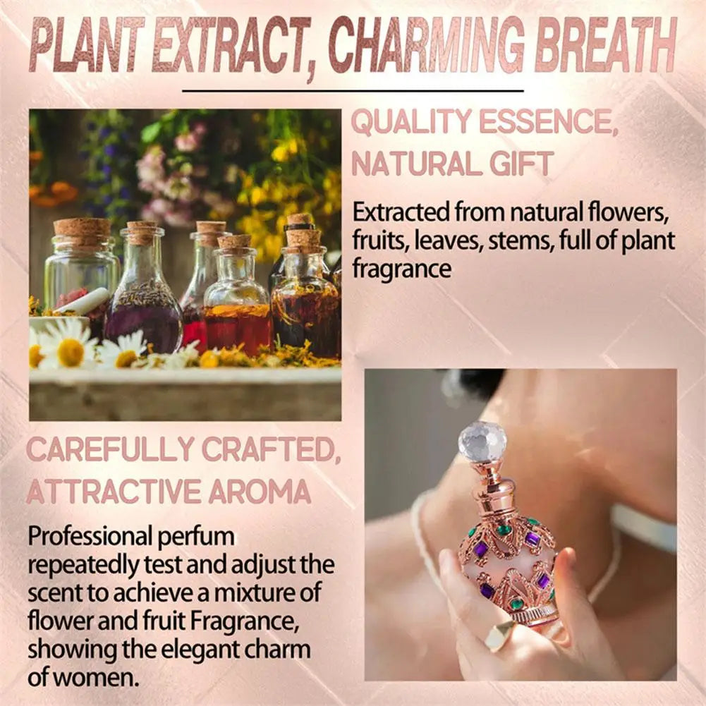 Exotic Arabian Perfume For Women, Enchanting Floral Bouquet With Rose, Jasmine&Vanilla Long-Lasting Pheromone-Infused Fragrance - AliExpress 66