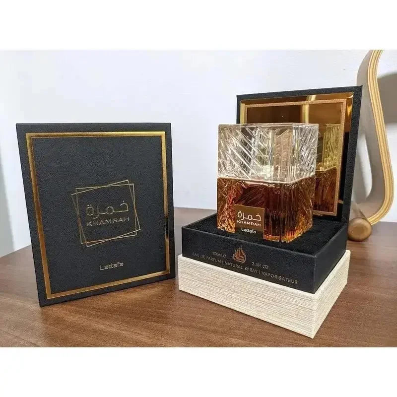 Lattafa Khamrah Eau De Parfum 100ml 3.4oz Unisex Long Lasting Perfume Vanilla Warm Spicy Amber Cinnamon Arabian Fragrance Men Women Perfumes - AliExpress 66