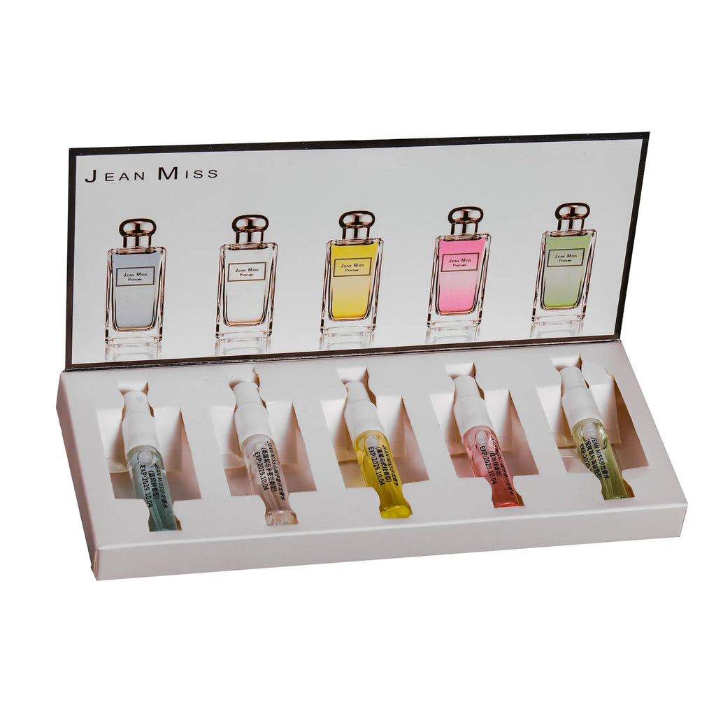 JEAN MISS Multi Scent Mini Perfume Sample Set Long Lasting Light Fragrance Portable Travel Pocket Gift Perfume Kit For Ladies