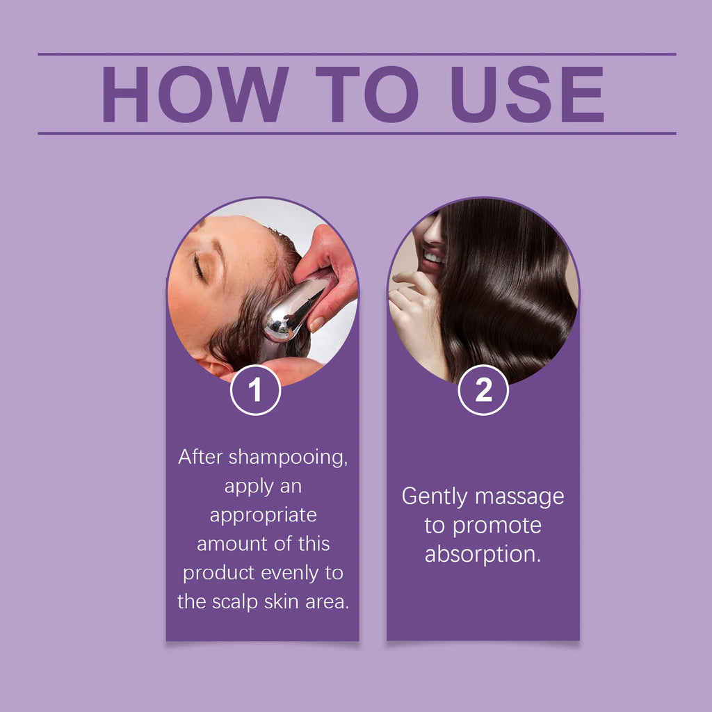 Hair Thicker Serum Strengthen Hair Roots Repair Damaged Hair Anti-Frizz Nourishing Soothing Scalp Smooth Volumizing Hair Serum - AliExpress 66