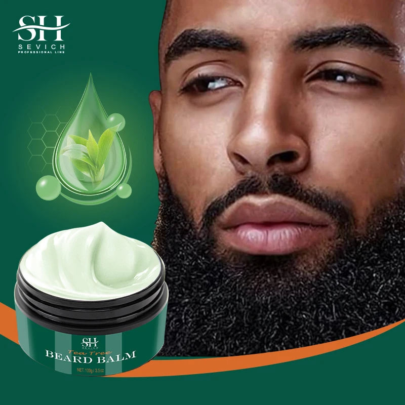 Men's Beard Growth Kit 4pcs Tea Tree Oil