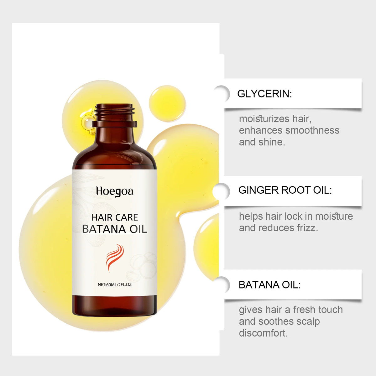 60ml Batana Hair Care Essential Oil Repair Damaged Strengthen Roots Anti-Breakage Oils Scalp Care For Men & Women Hair Care - AliExpress 66