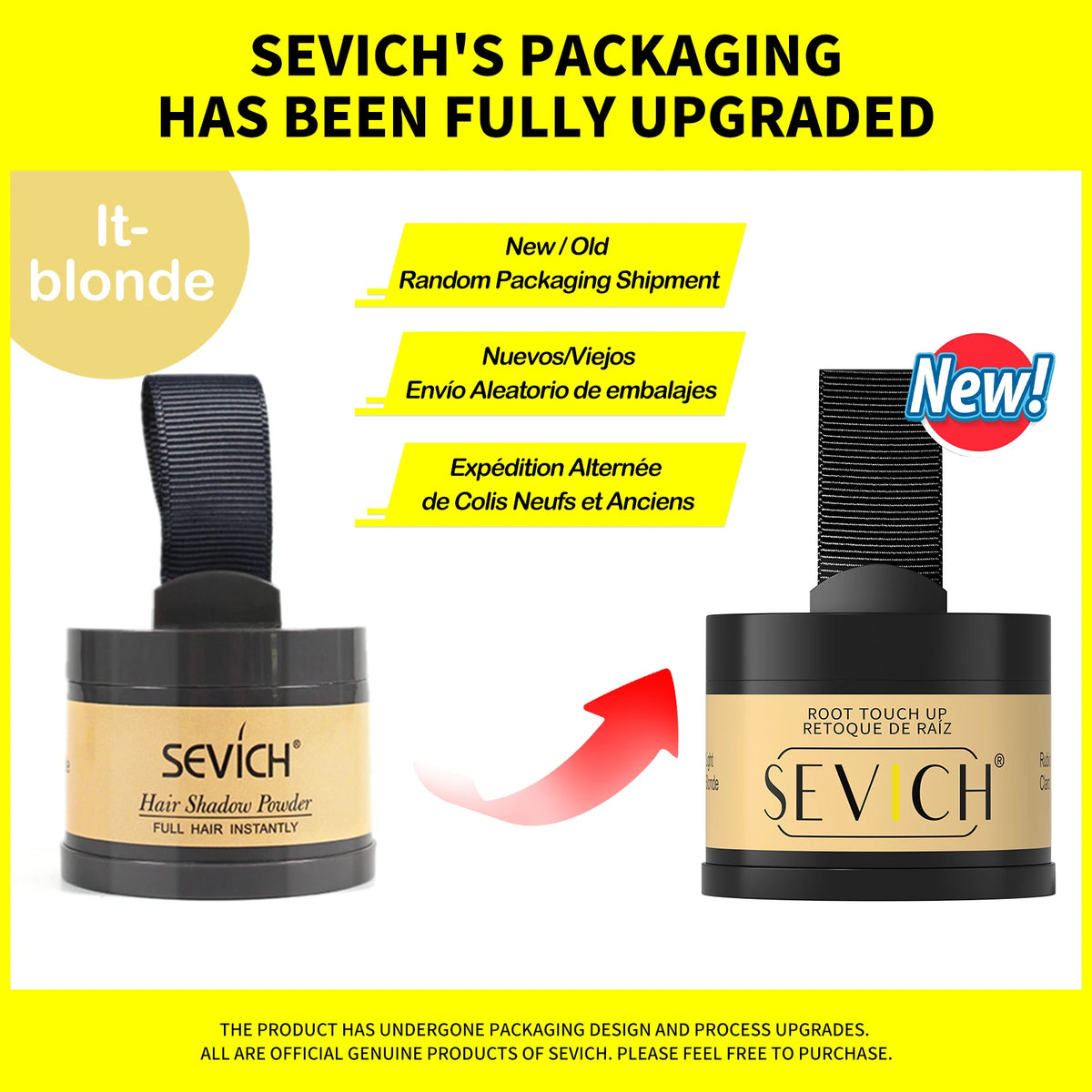 Sevich Hair Shadow Powder 13 Color Instantly Hair Line Powder Women Men Makeup Hair Concealer Natural Cover Hairline Powder