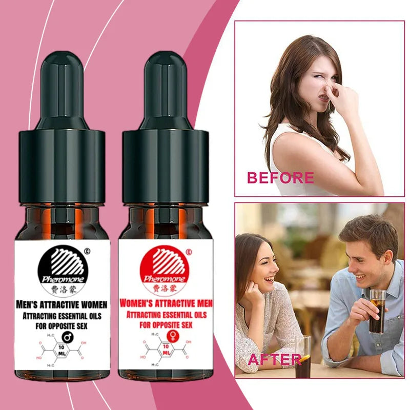 10ml Pheromone Perfume for Men Women EDT Floral Fragrance