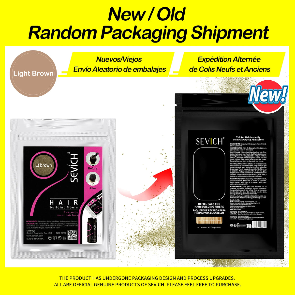 Sevich Hair Building Fibers For Men & Women Dark Brown 25g Fill In Fine Or Thinning Hair Instantly Thicker Fuller Looking Hair - AliExpress 66