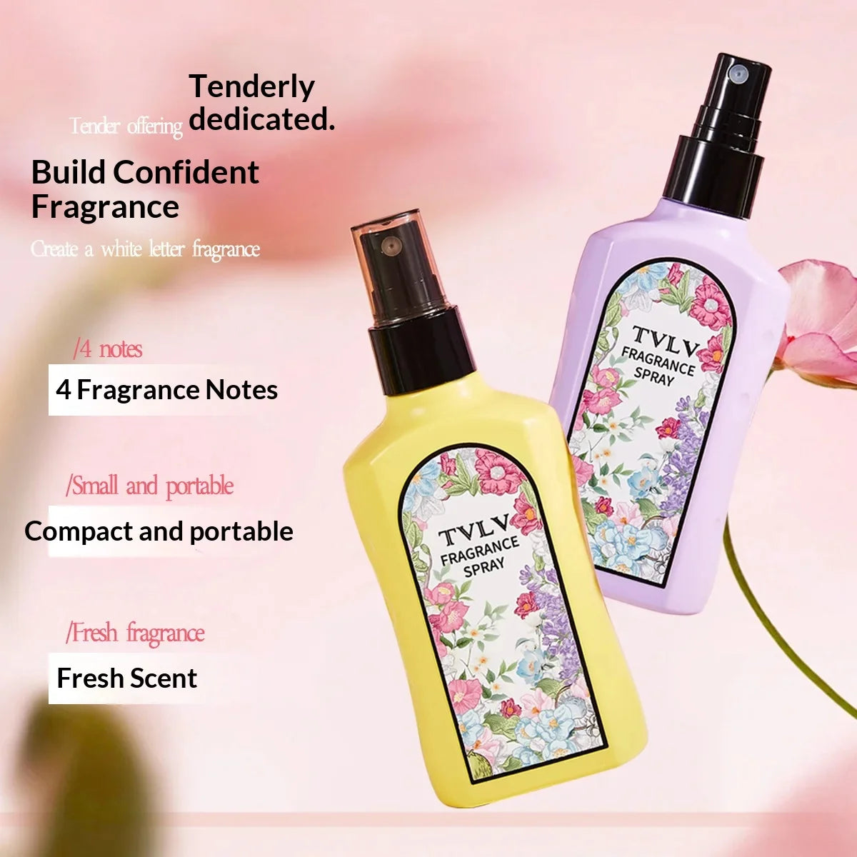 Luxury Gorgeous Flower Perfume Dreamy Natural Floral Fragrance For Women Jasmine Gardenia Magnolia Fresh Lasting Alluring Scents