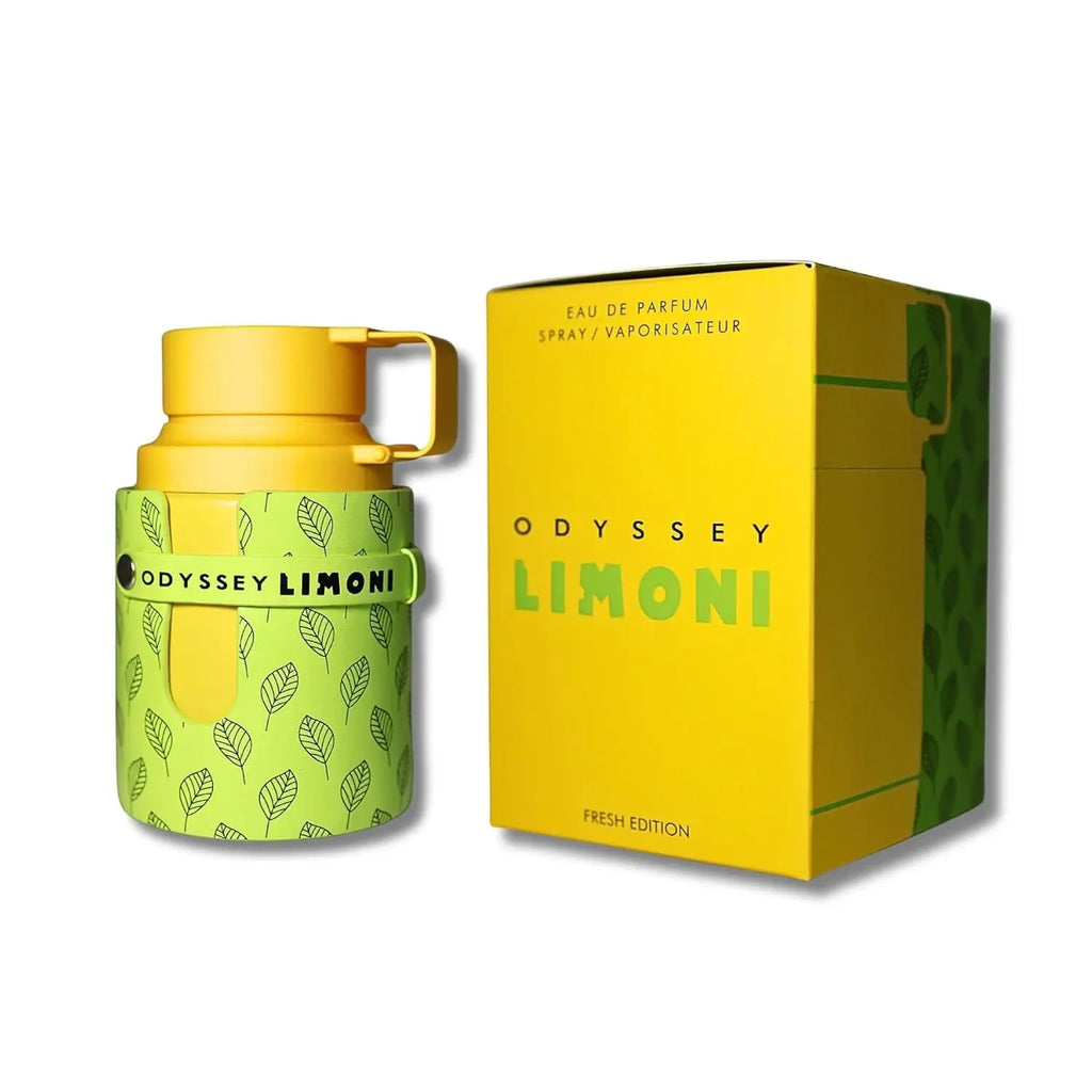 Armaf Odyssey Limoni Fresh Edition Unisex EDP Perfume Refreshing Lemon Citrus Perfume Leaf Pattern Cylinder Bottle Summer Luxury Gift Perfume for Him Her - AliExpress 66