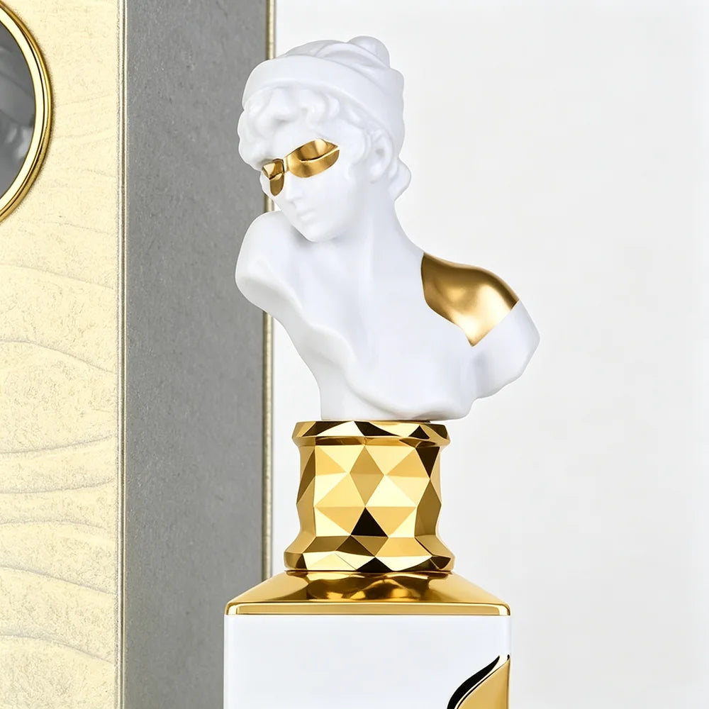 Women Luxury Sculpture Goddess Bust Perfume Eau De Parfum 100ml, White Gold Art Decor Bottle, Long?Lasting Middle Eastern Scent For Daily Wear & Gifting - AliExpress 66