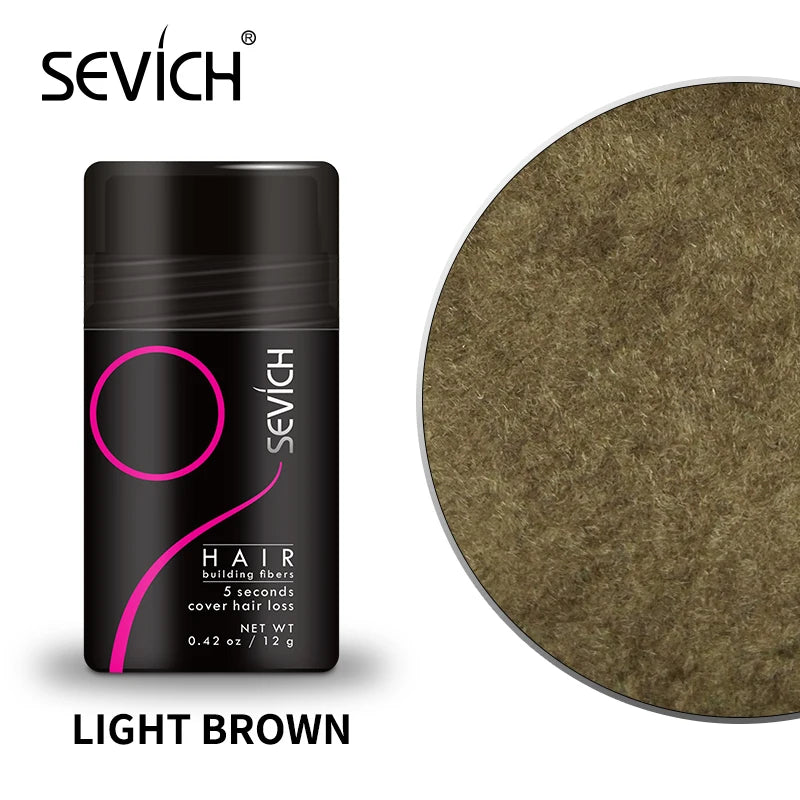 Sevich 12g Hair Fibers Instantly Hair Building Fiber Powders Adds Volume Hair Growth Fiber Salon Professional Hair Care Product - AliExpress 66