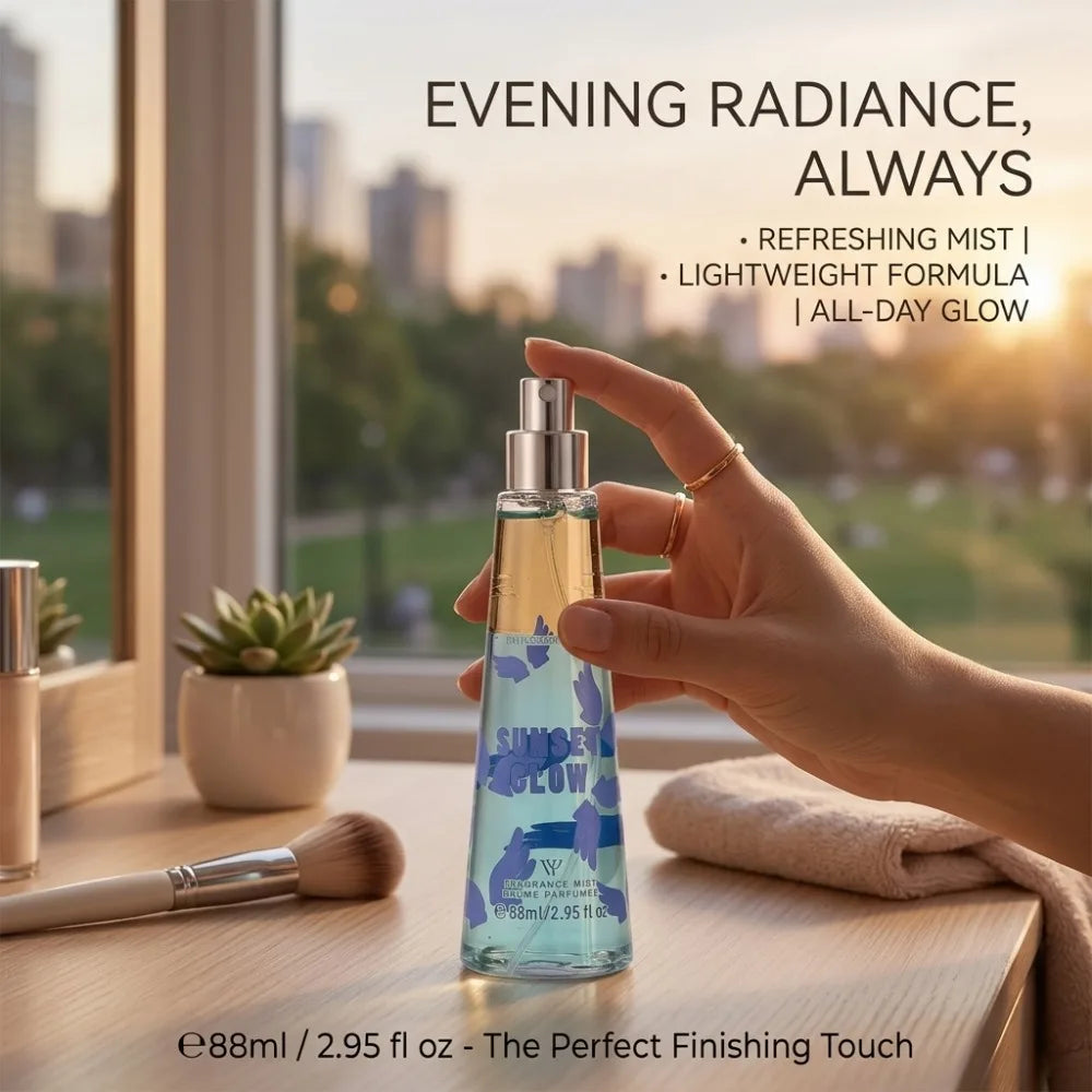 88ml Sunset Glow Women Fragrance Mist Portable Body Perfume Spray Long Lasting Fresh Sweet Scent Travel Daily Gift - AliExpress 66