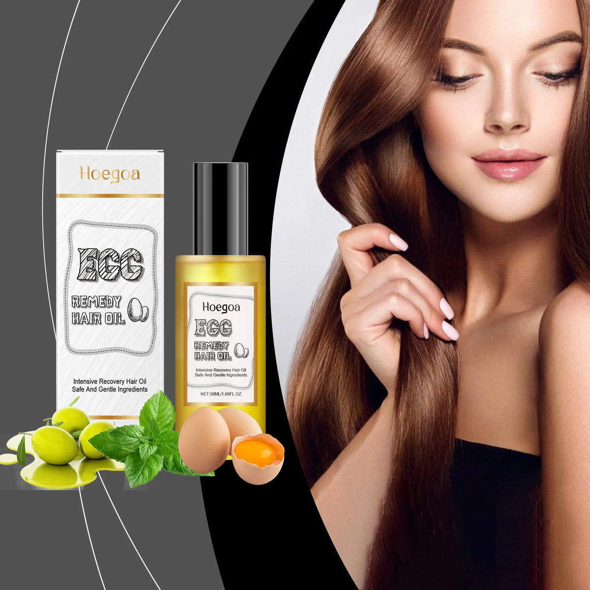 Egg Remedy Hair Oil Restore Soft Smooth Straighten Shiny Deep Moisturizer Nourish Hair Roots Frizzy Dry Scalp Hair Care Product - AliExpress 66