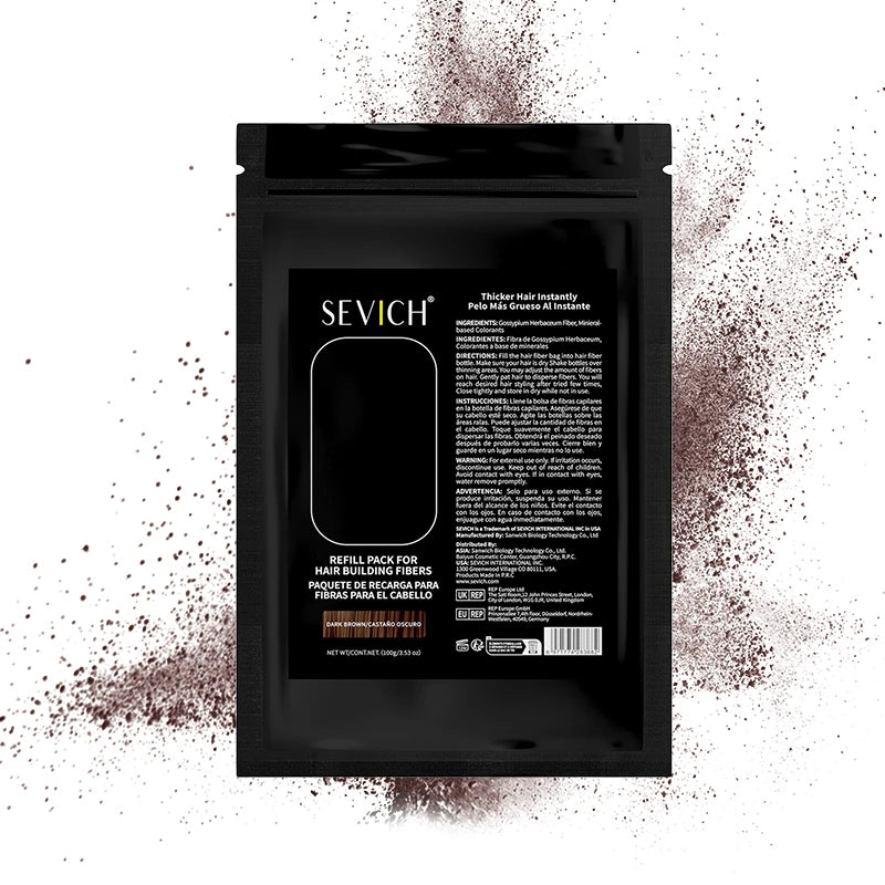 Sevich Hair Building Fibers Hair Refill 100g Hair Concealer Powder with Thinning Hair Covers Bald Spots Hair Fiber Powder Unisex - AliExpress 66