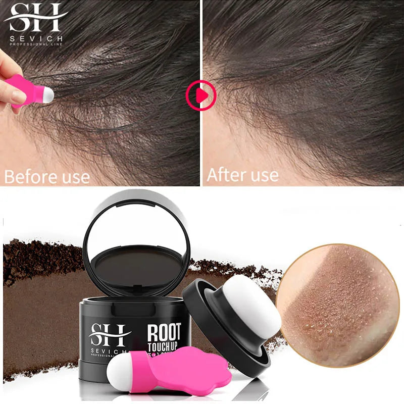 Hair Line Powder 4g Black Root Touch-up Natural Instant Waterproof Hairline Shadow Powder Hair Concealer Coverage Hair Care