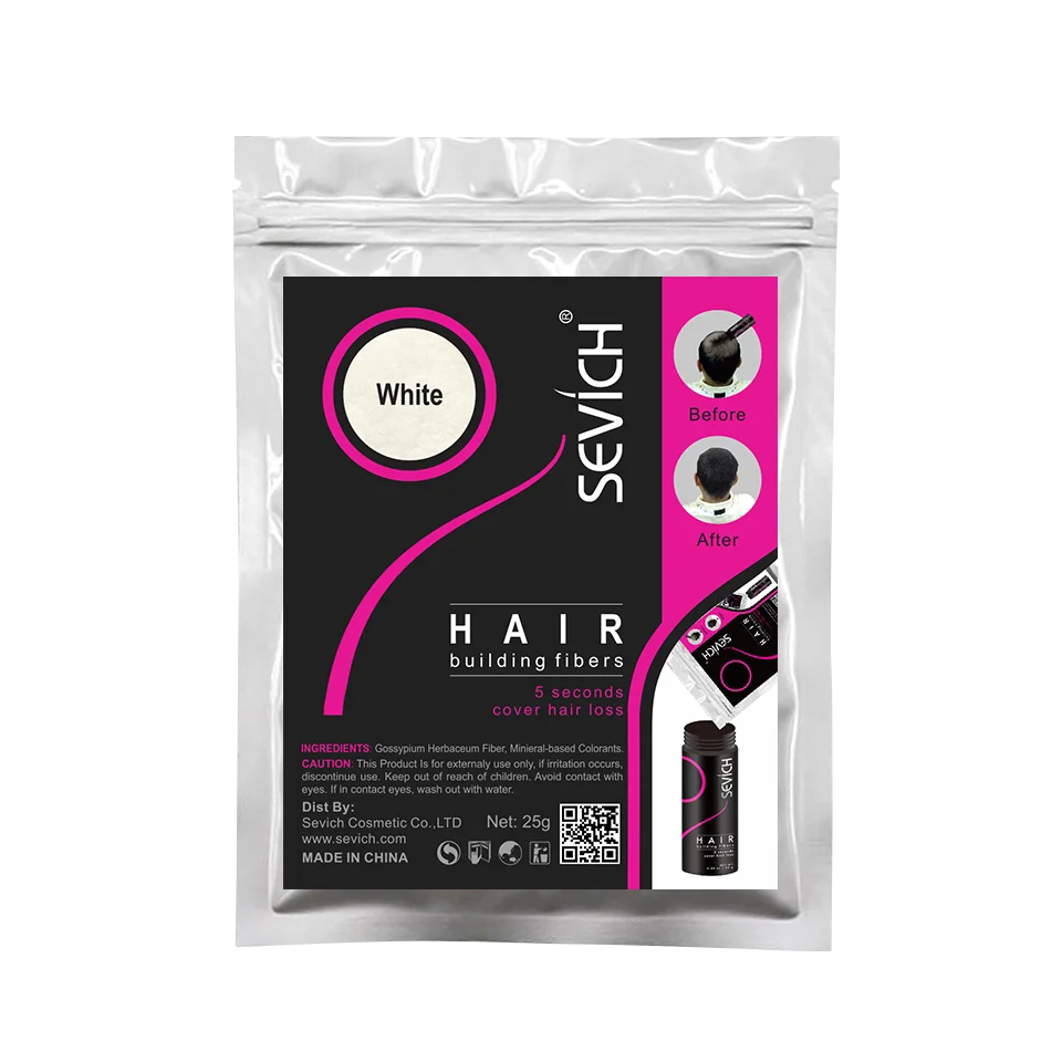 SEVICH 25g Hair Fibers Refill Bag Bald Extension Hair Growth Powder Salon Professional Hair Treatment Unisex Hair Loss Products - AliExpress 66