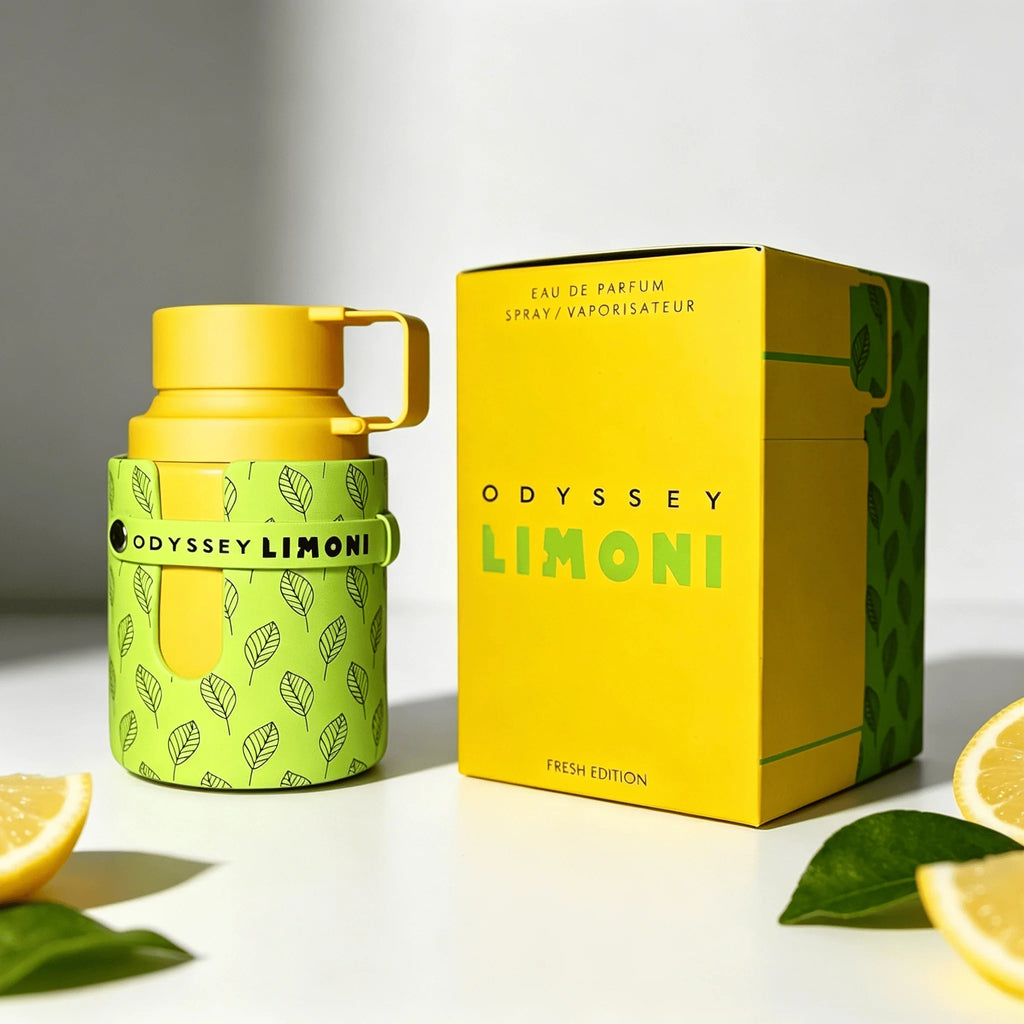 Armaf Odyssey Limoni Fresh Edition Unisex EDP Perfume Refreshing Lemon Citrus Perfume Leaf Pattern Cylinder Bottle Summer Luxury Gift Perfume for Him Her - AliExpress 66