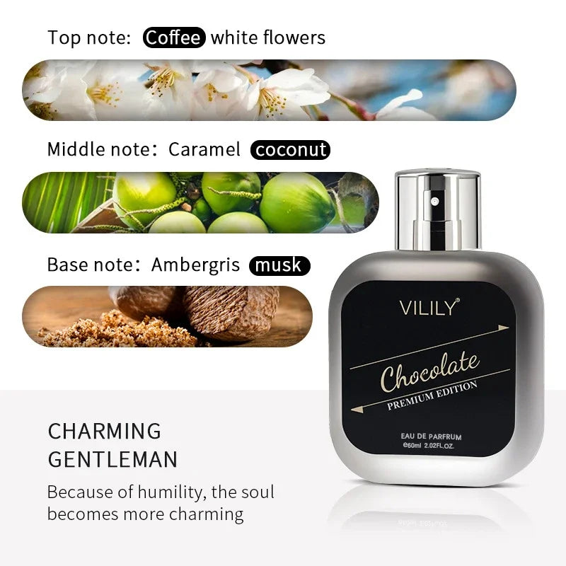 Men's Cappuccino Eau De Parfum Sweet Chocolate Vanilla Fragrance Long Lasting Warm Musk Amber Scent Cozy Daily Cologne Perfume - AliExpress