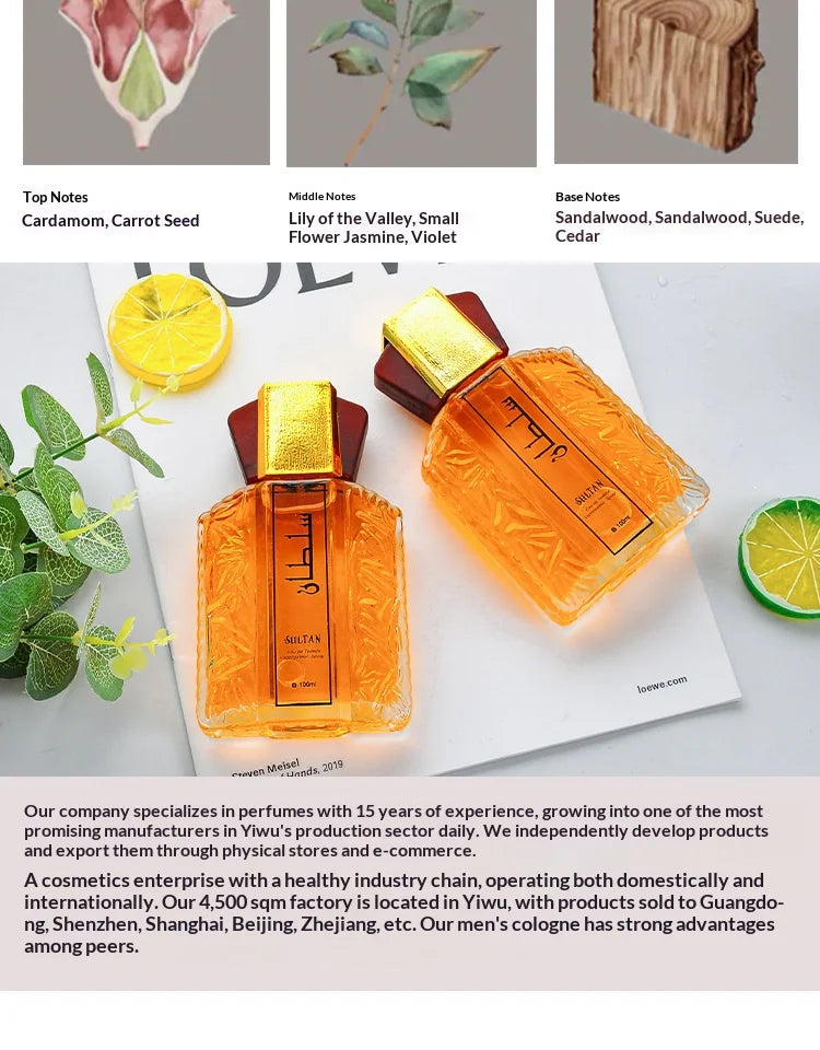 Brand Arabian Woody Perfumes Men Perfume Spray Flirting Pheromone Long Lasting Gentleman Irresistible Valentine's Day Gift