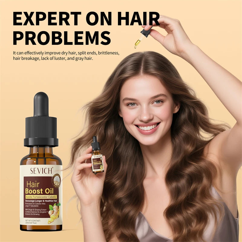 Ginger Hair Growth Serum Anti Hair Loss Oil Fast Regrowth Thicken Hair Care Scalp Essential Hair Promoting Regeneration Thicken - AliExpress 66