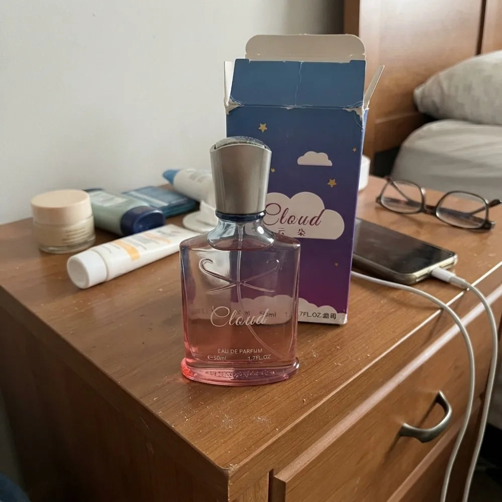 Cloud Women Perfume 50ml Eau De Parfum Sweet Creamy Milk Gourmand Scent Long Lasting Natural Spray For Ladies Dating Daily